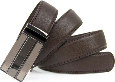 Produktbild von Glamexx24 Gürtel Herren, Anzug Business Kleidung Gürtel, Automatikschließe Ratsche Ledergürtel, Breit 35mm für Männer