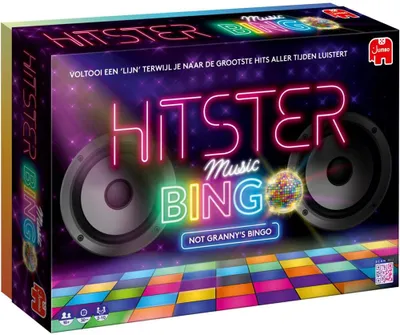 Produktbild von Hitster – Bingo – Niederländisches Partyspiel – Aktionsspiel