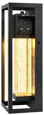 LED-Wandleuchte 5, 12 W, Schwarz, mit Schalter