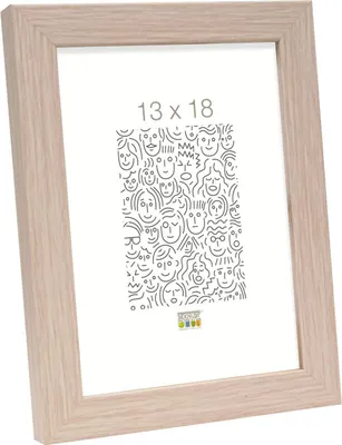 Image de Deknudt S45R cadre photo en bois Blockleiste chêne 15x20 cm