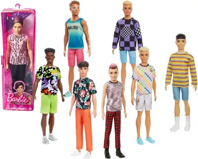 Produktbild von Barbie Munk Ken Fashionista Puppe Mehrfarbig 3-6 Years Mehrfarbig 3-6 Years