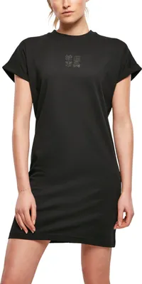 Produktbild von Urban Classics Ladies - Cut-On-Sleeve Printed Kleid - S