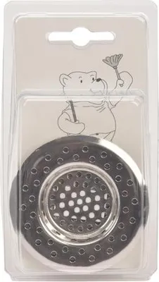 Produktbild von Edelstahl Abflusssiebe Set - 2-teiliger Sink Filter - Für Küche & Bad