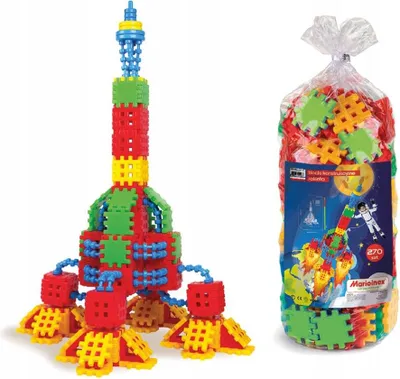 Zdjęcie produktu dla Klocki 901687 Marioinex wafle rakieta 270 el.
