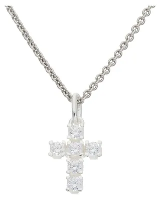 Produktbild von Kreuzanhänger Damenkette 925 Silber JL16-02-0864 Zirkonia
