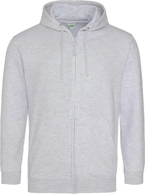 Produktbild von Just Hoods JH050 | Herren Kapuzenpulli mit Reisverschluss / Zoodie - Farbe: Ash (Heather) - Größe: L
