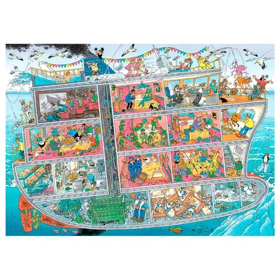 Produktbild von Jan van Haasteren - Kreuzfahrtschiff - 1000 Teile, 1000 Stück(e), Cartoons, 12 Jahr(e)