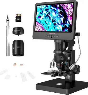 Immagine prodotto di Microscopio digitale, ingrandimento 5000x, schermo da 10,1 pollici, AD269S (endoscopio), 5000X
