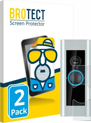Produktbild von 2x BROTECT Schutzfolie für Ring Video Doorbell Pro (Version 2) Displayschutz Displayschutzfolie Folie Matt Entspiegelungsfolie
