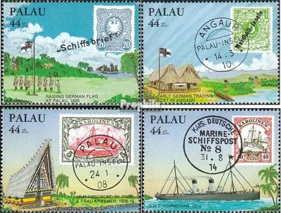 Produktbild von Briefmarken Palau-Inseln 1985 Mi 84-87 (kompl.Ausg.) postfrisch Handelsvertrag