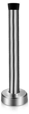 Türstopper Wandmontage, Edelstahl gebürstet, 25 cm, mit Gummipuffer