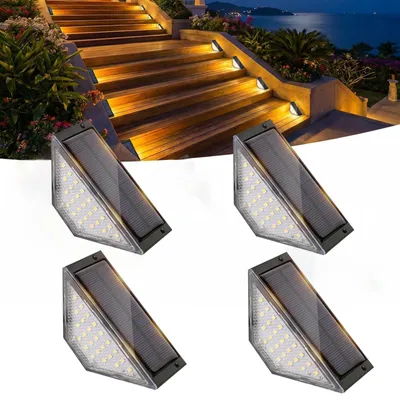 Image de Lampes d'extérieur solaires (lot de 4), étanches IP65