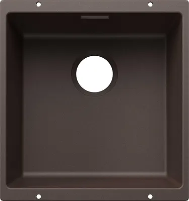 Immagine prodotto di BLANCO SUBLINE 400-U per componenti colorati Lavello da incasso SILGRANIT cafe da 50 cm senza scarico telecomando