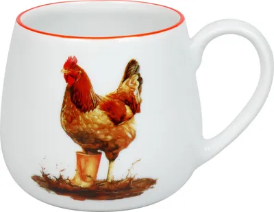 Image de Könitz Tasse douillette Poule tapageuse, porcelaine, marron, 400 ml, 11 1 143 2962