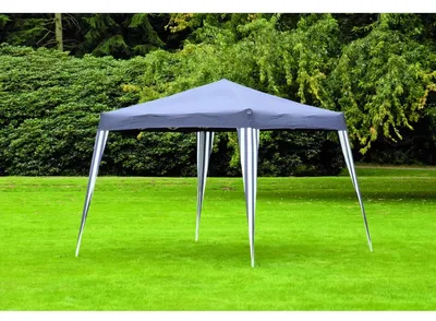 Productafbeelding van Lifetime tuinpaviljoen - opvouwbaar - 3 x 3 meter, grijs/wit