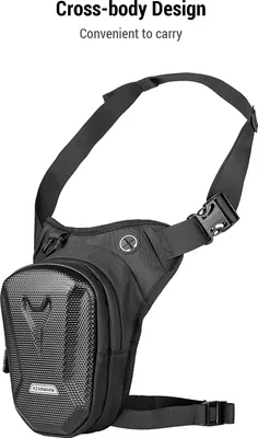 Produktbild von EVA-Hartschalen-Motorrad-Bein-Seitentasche, wasserdichte Outdoor-Freizeit-Beintasche fuer Wandern/Reisen/Angeln/Radfahren