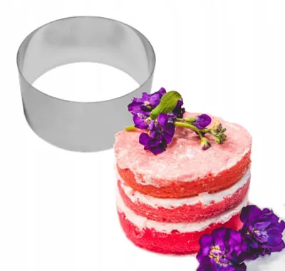 Produktbild von EkoForemki Edelstahl Backring für Torten & Desserts 8 cm