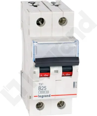 Zdjęcie produktu dla Legrand TX3, Miniaturowy wyłącznik, Typu B, IP20, 240 - 415 V