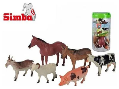 Image de Nature World Farm Animaux 11-18Cm 6 Pièces