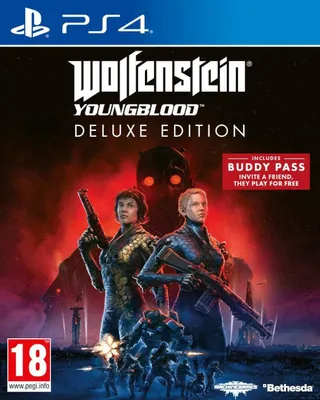 Produktbild von Bethesda Wolfenstein Youngblood - Deluxe Edition, PlayStation 4, M (Reif), Physische Medien