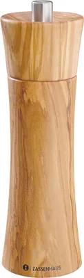 Zdjęcie produktu dla Zassenhaus Frankfurt, Młynek do pieprzu, Oliwkowy, Drewno, Drewno, Ceramika, 56 mm, 180 mm