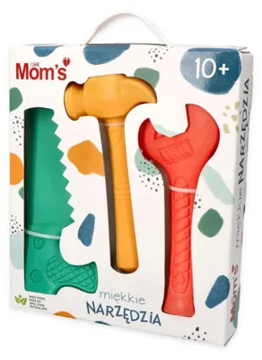 Image de Hencz Toys Outils en caoutchouc souple, Pastel - 3 pièces
