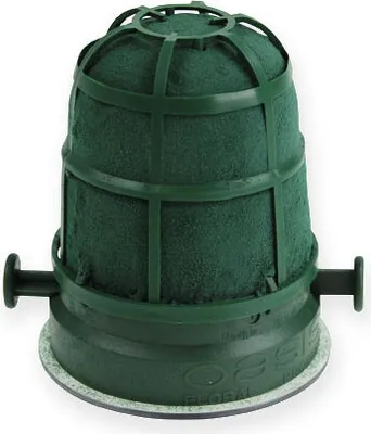 Produktbild von Steckschaum mit Halterung Auto Mini H10cm Ø7cm für Hochzeitsdeko, Saugnapf, Autogesteck