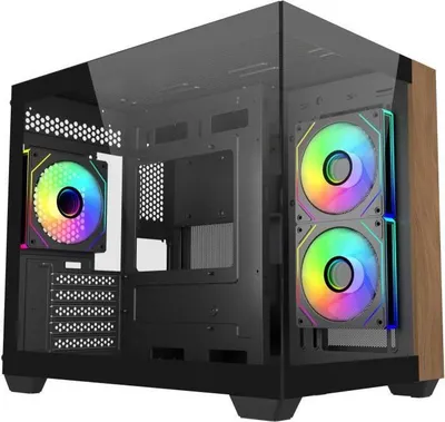 Produktbild von PC-Gehäuse Cooler Master Elite 481, Micro-ATX, Dual-Chamber, bis zu 410mm Grafikkarte, USB Type-C
