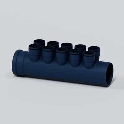 Obrázok produktu pre Poloplast Lüftungsverteiler kompakt POLO-KWL DN 160/10x75, 1 Stk.