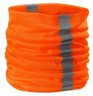 Image de Malfini - Écharpe « Twister » pour hommes/femmes unie PP8827 (taille unique) (orange fluo)
