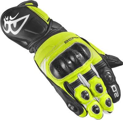 Produktbild von Berik ST-Evo Motorradhandschuhe, gelb/schwarz, 3XL