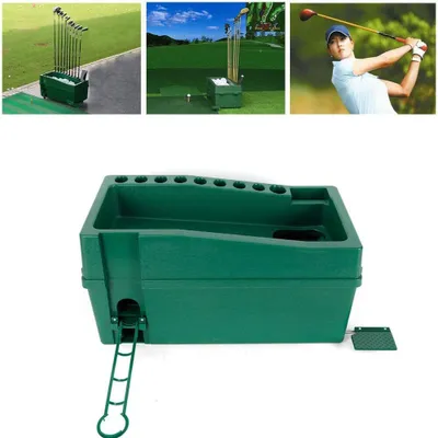 Produktbild von Automatischer Golfballspender Kein Strom erforderlich Golfball-Spender Abschlagmaschine 62 * 32 * 32cm Grün