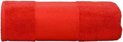 Produktbild von A&R AR077 | PRINT-Me® Big Towel - Badetuch - 100 x 210 cm - Farbe: Fire Red - Größe: 100 x 210 cm