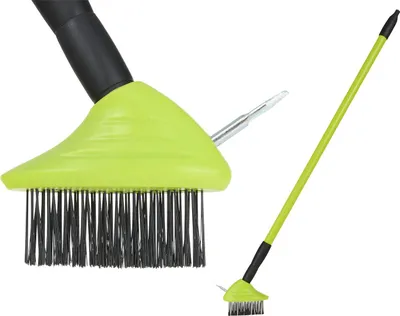 Obrázok produktu pre Drôtená kefa so škrabkou a teleskopickou rukoväťou