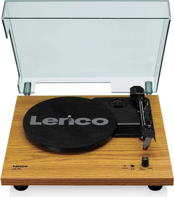 Immagine prodotto di Lenco LS-10WD - Giradischi con trasmissione a cinghia e mobile in legno - altoparlanti integrati - jack per cuffie - legno