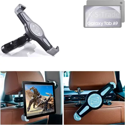 Produktbild von K-S-Trade Tablethalterung kompatibel mit Samsung Galaxy Tab A9 Wi-Fi KFZ Kopfstützen Halterung 360° Auto Sitzhalterung Headrest Holder Halter Tablet