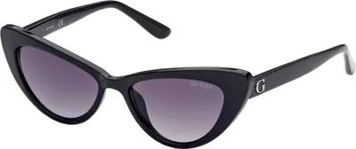 Image de Guess GU9216 JUNIOR SHINY BLACK/GREY SHADED 49/15/135 lunettes de soleil junior