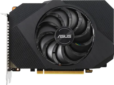 Zdjęcie produktu dla ASUS Phoenix PH-GTX1650-O4GD6-P, GeForce GTX 1650, 4 GB, GDDR6, 128 bit, 7680 x 4320 px, PCI Express 3.0