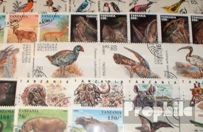 Produktbild von Briefmarken Motive 200 verschiedene Wildtiere Marken