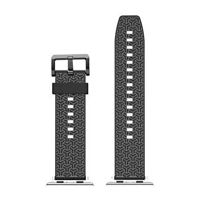 Zdjęcie produktu dla Watch Strap Y pasek do Apple Watch 7 / 6 / 5 / 4 / 3 / 2 / SE (45 / 44 / 42mm) opaska bransoleta do zegarka czarny