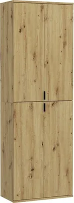 Image de Armoire 4 portes – Chêne clair – BODITE