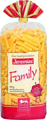 Produktbild von Jeremias Drelloni Classic Frischei Family Nudeln 500g 4er Pack