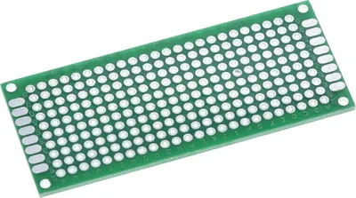 Produktbild von Doppelseitige Lochrasterplatine 3 x 7 cm