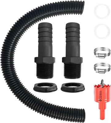 Produktbild von Regenwasserableitung Set 50 cm, 25 mm Anschluss, für Garten