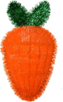 Image de Clayre & Eef Décoration murale Carotte 20x3x37 cm Orange Plastique