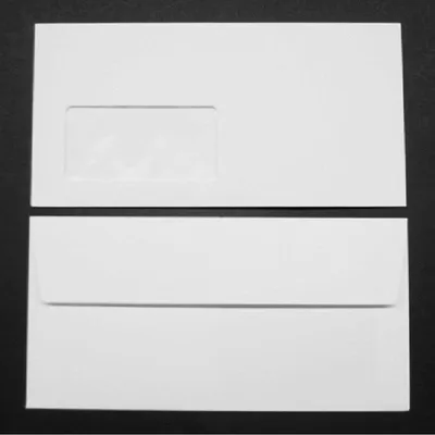 Produktbild von Briefumschläge Conqueror Smooth Glatt DL 120g/qm HK Fenster VE=500 St. Brillweiß