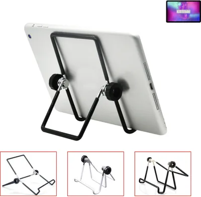 Produktbild von K-S-Trade Tablet-Ständer Tablet-Halterung Tablet-Aufsteller kompatibel mit Alldocube iPlay 40 Pro faltbarer Tischständer Tablet Halterung