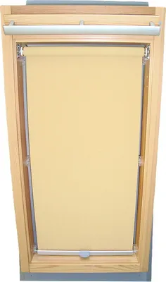 Produktbild von Rollo für VELUX Dachfenster Sichtschutz mit Haltekrallen GGL/GPL/GGU/GPU - F04 - Creme
