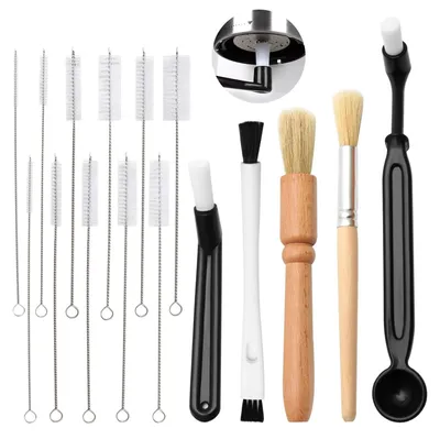 Kaffee-Reinigungsbürsten-Set, 15-tlg. für Kaffeemaschinen