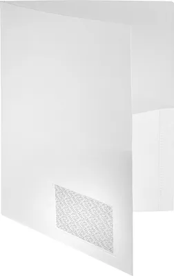 Produktbild von FolderSys Broschürenmappe 10008-10 DIN A4 PP Klarsichttasche weiß